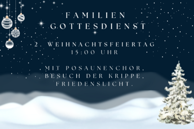 Weihnachtsgottesdienst Alte Fasanerie | Familientreff Wittenau