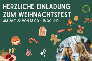 Weihnachtsfest Elisabethstift Hermsdorf am 26.11.2022 von 15.00 bis 18.00 Uhr | Familientreff Wittenau