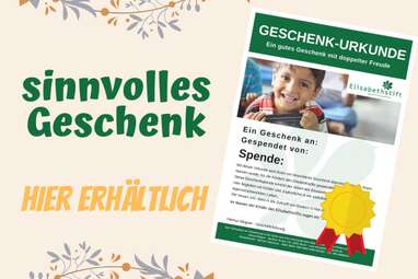 Geschenkurkunde ab jetzt erhältlich | Familientreff Wittenau