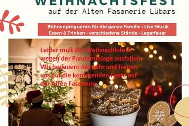 Weihnachtsfest auf der Alten Fasanerie am 12. Dezember 2021 | Familientreff Wittenau
