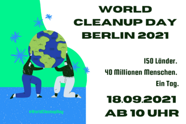 Einladung zum World Cleanup Day Berlin 2021 | Familientreff Wittenau